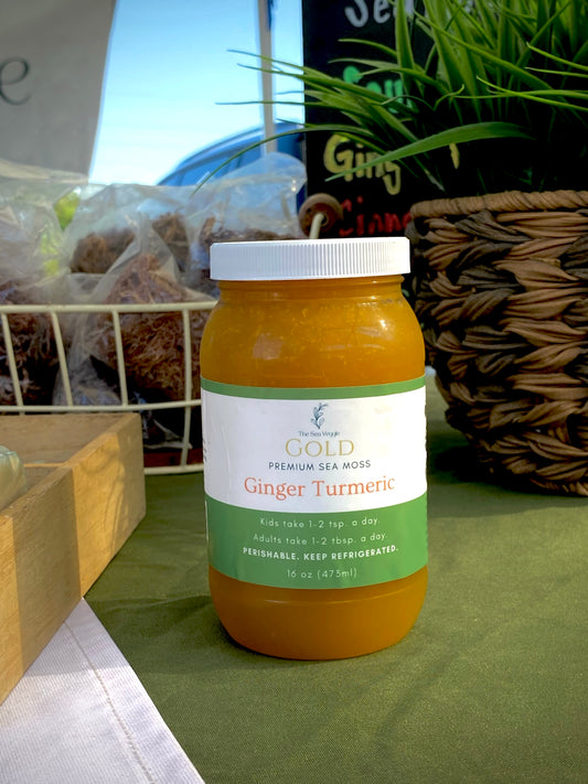 Ginger & Turmeric Premium Sea Moss Gel