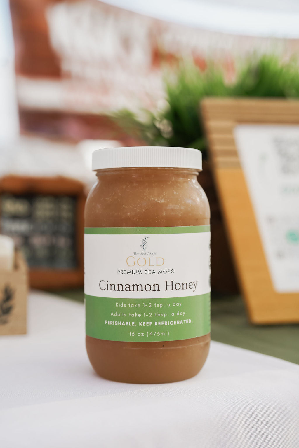 Cinnamon & Raw Honey Premium Sea Moss Gel